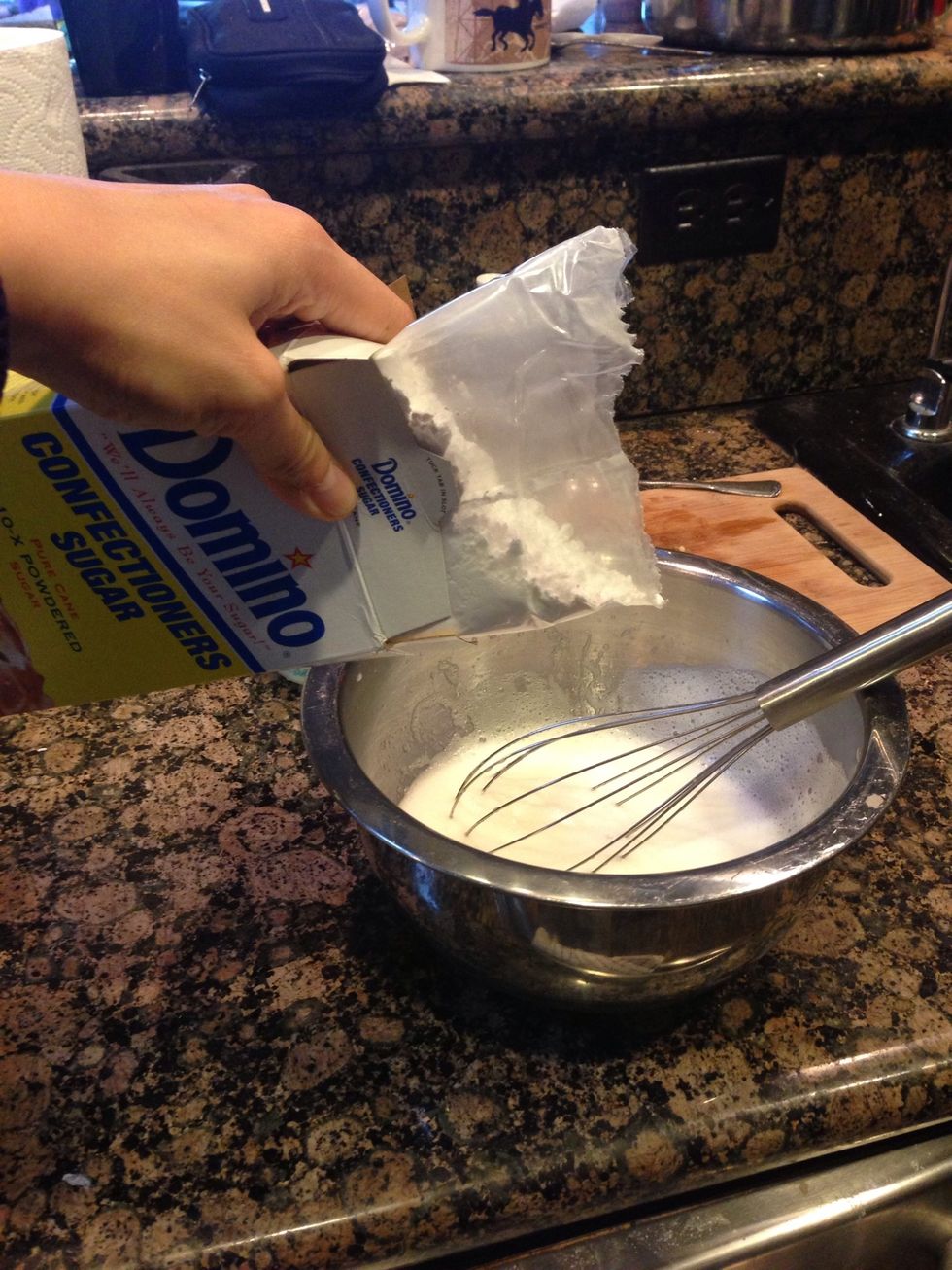 Add 1 Lb powder sugar