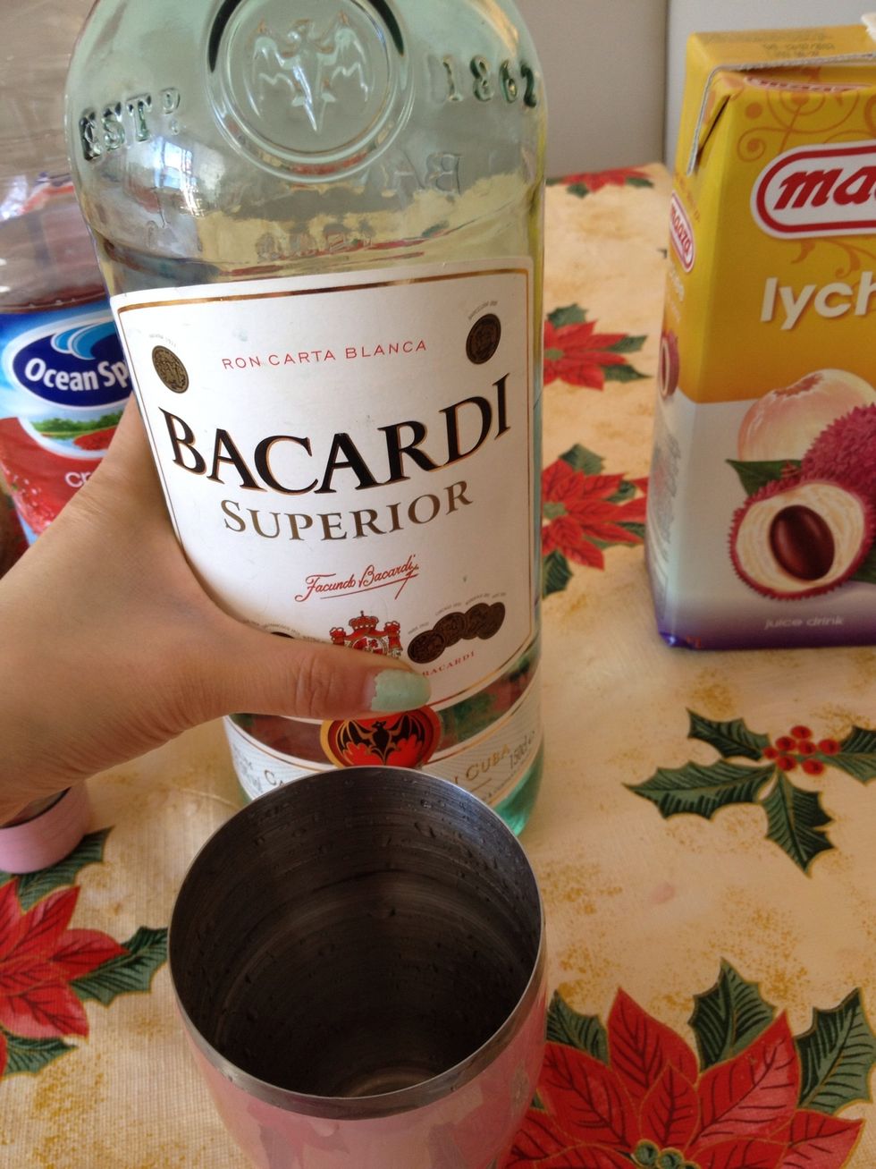 Add 1 oz of Bacardi