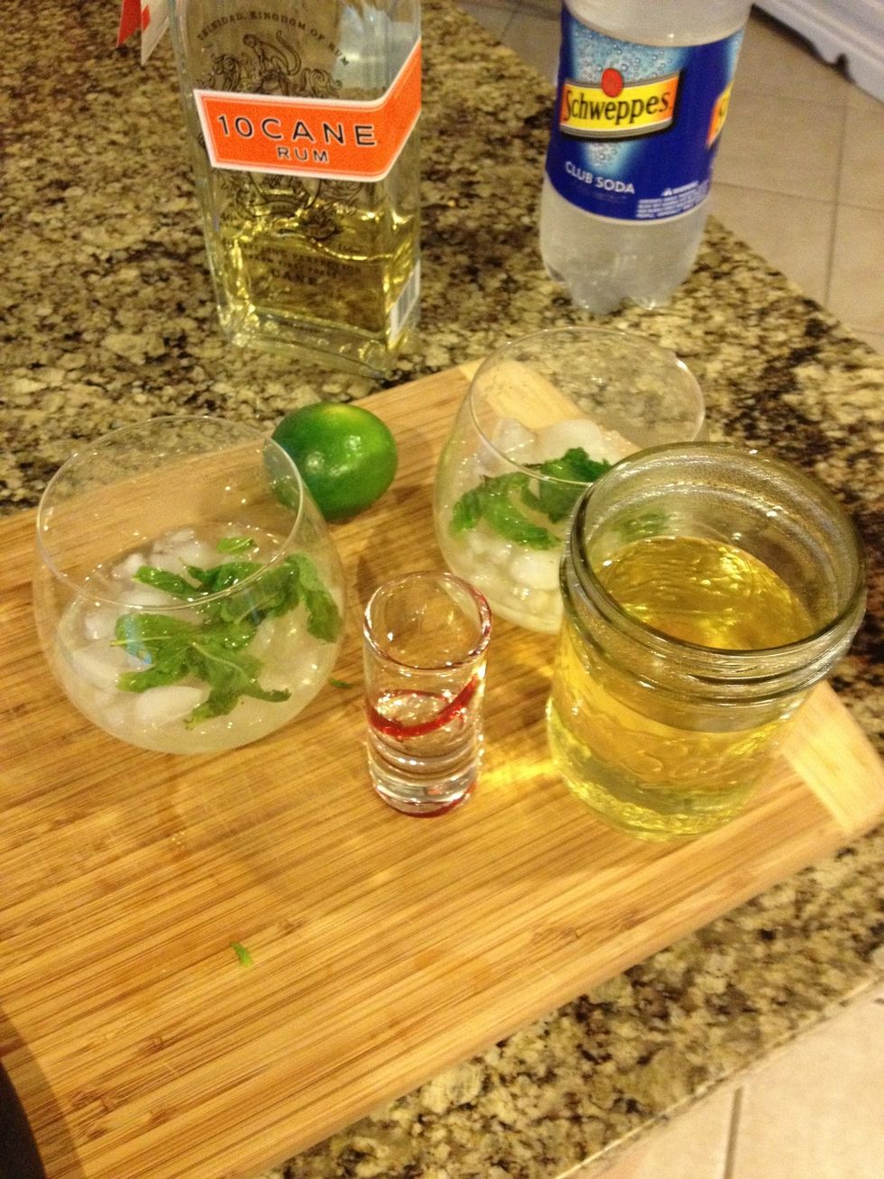 Add 1 oz simple syrup