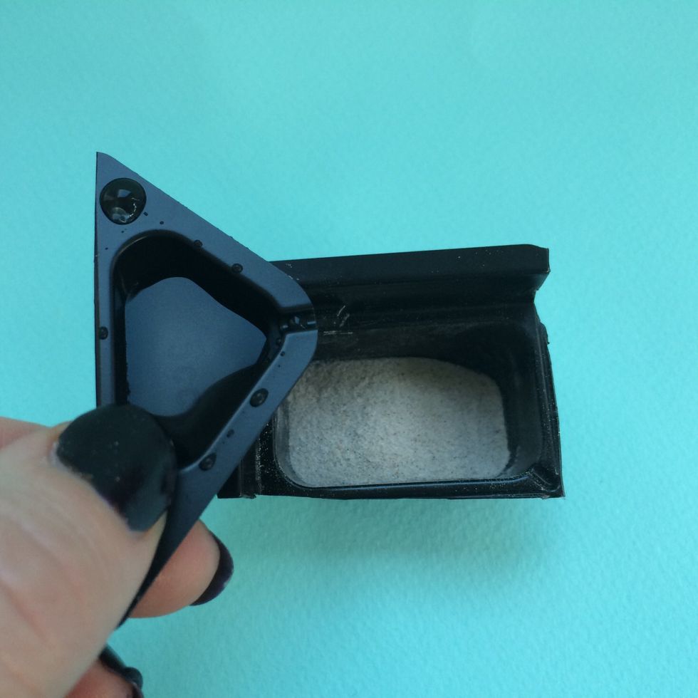 Add 1 scoop of water