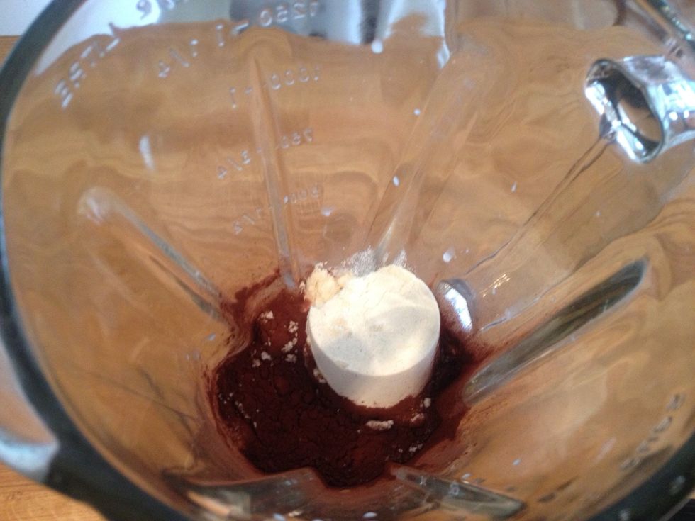 Add 1 scoop whey protein powder