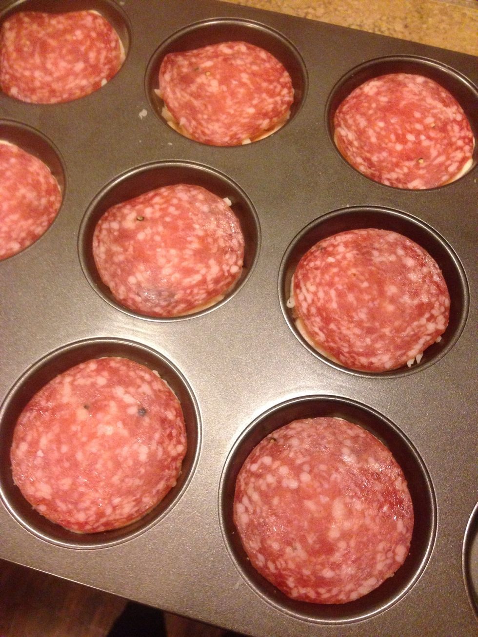 Add 1 slice of salami (or two if you're feeling saucy).