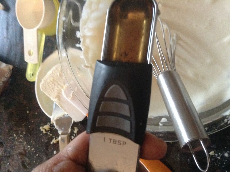 Add 1 table spoon of rum to your mixture