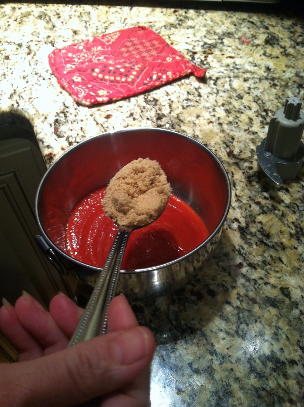 Add 1 tablespoon of cinnamon sugar to the leftover sauce