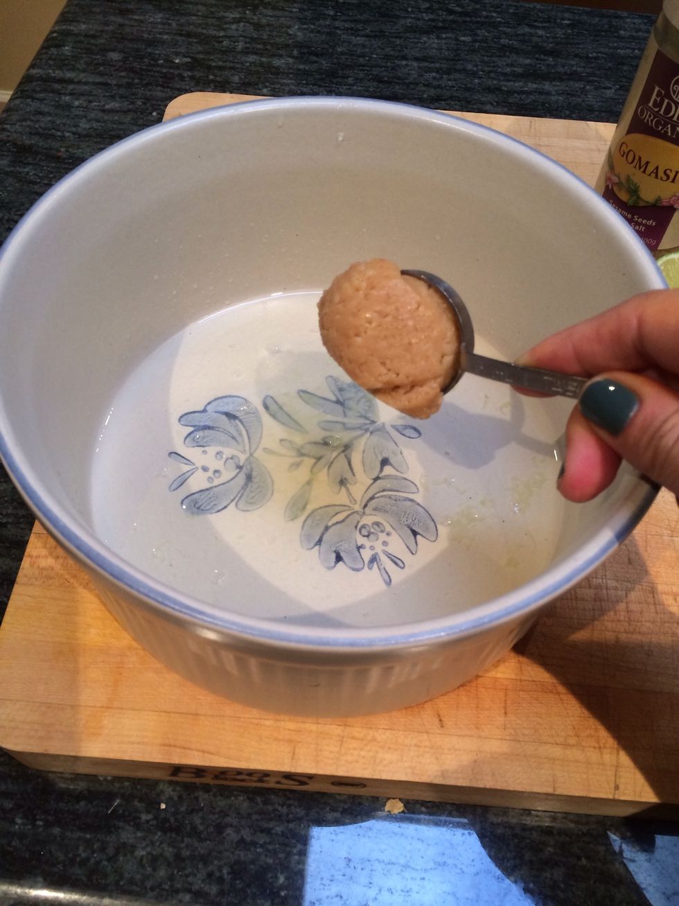 Add 1 tablespoon of miso.