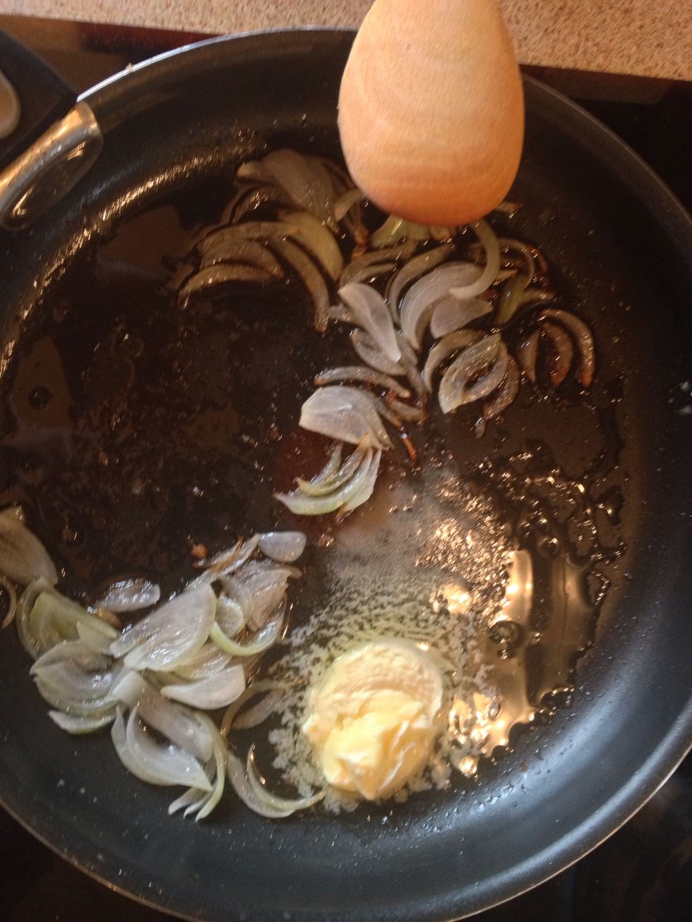 Add 1 tbs butter not fry
