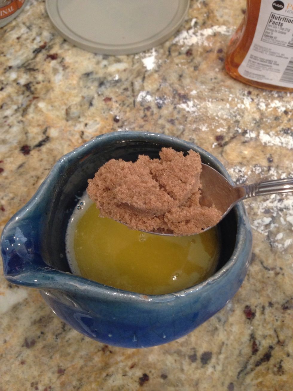 Add 1 tbs of brow sugar and mix