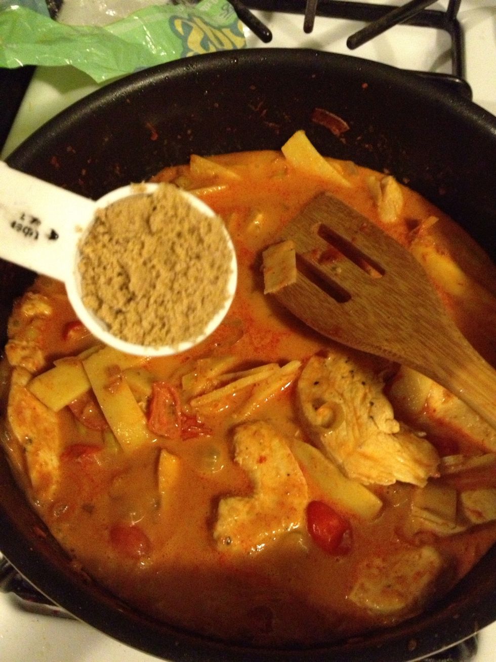 Add 1 tbsp of brown sugar.
