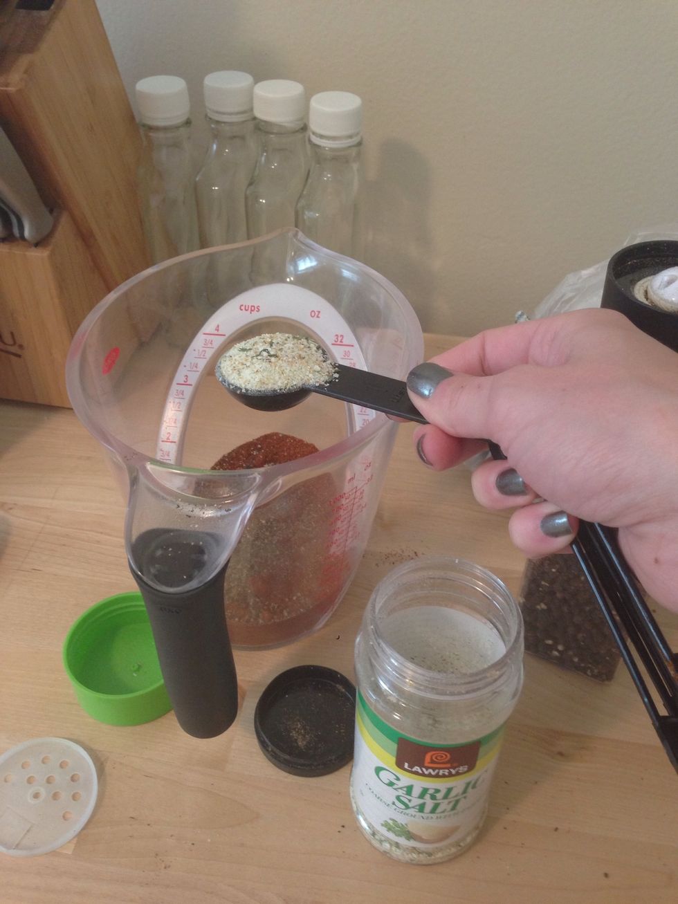Add 1 Tbsp of garlic salt or powder.