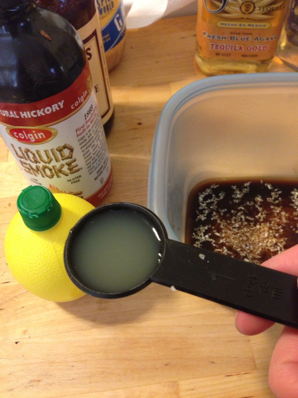 Add 1 tbsp of lemon or lime juice to the mixture.