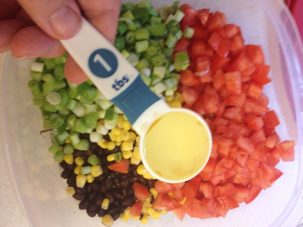 Add 1 tbsp of olive oil.