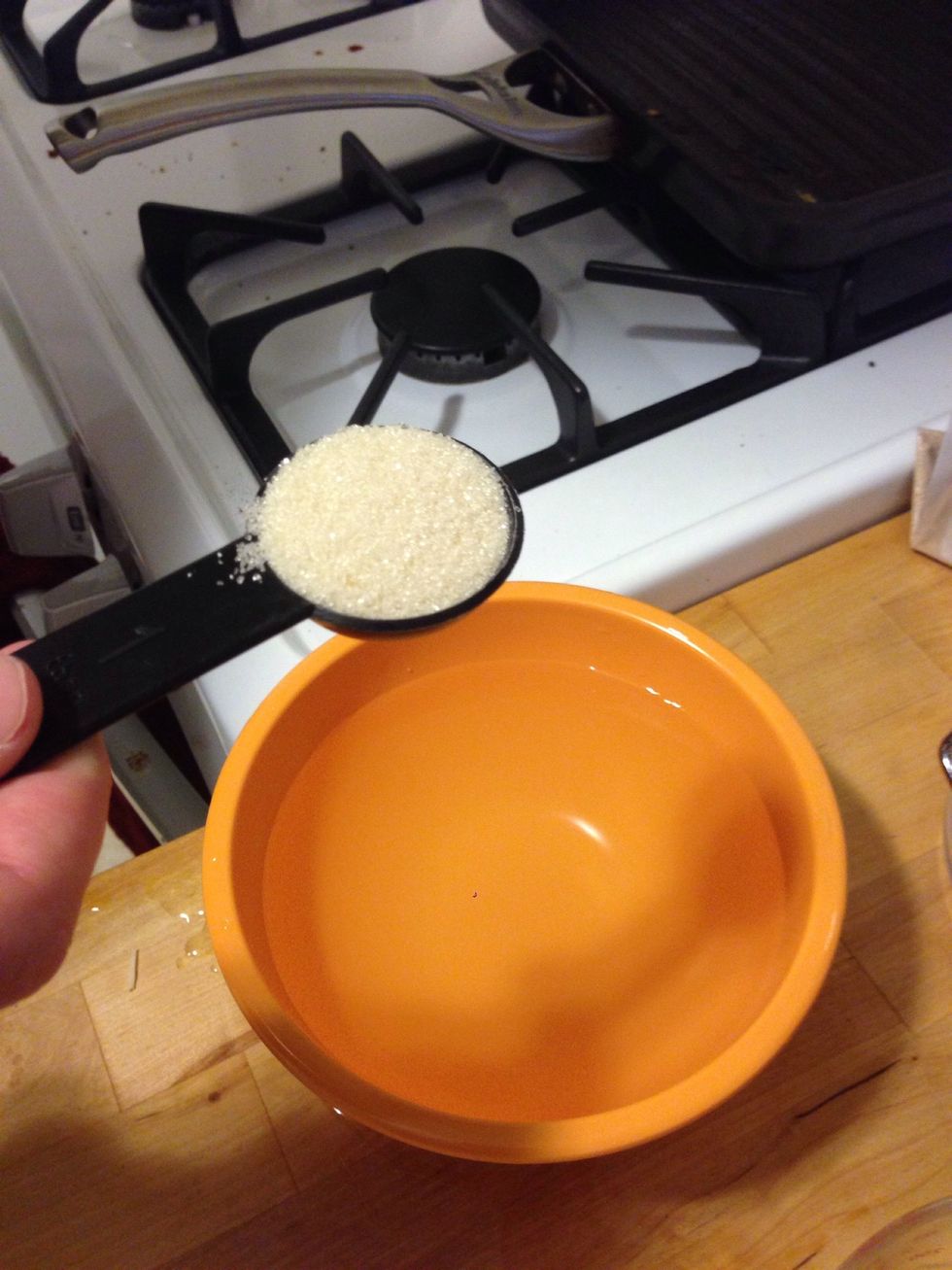 Add 1 tbsp of sugar to the mixture.