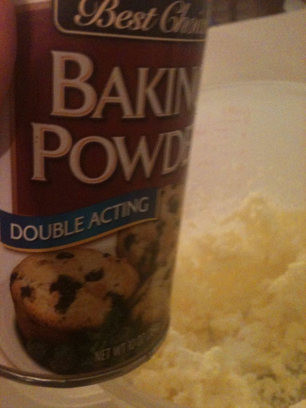 Add 1 teaspoon baking powder