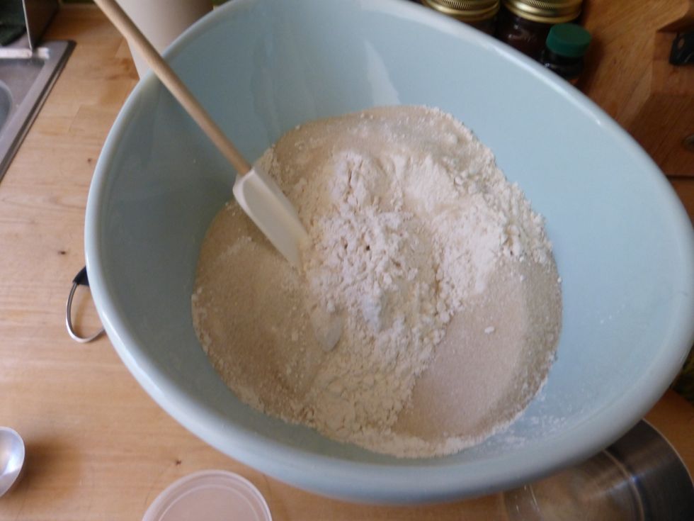 Add 1 Teaspoon of Salt and stir mixture to combine. Set Aside.