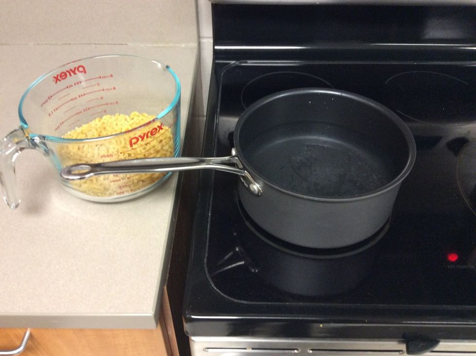 Add 1 teaspoon of salt to water and bring to a boil.