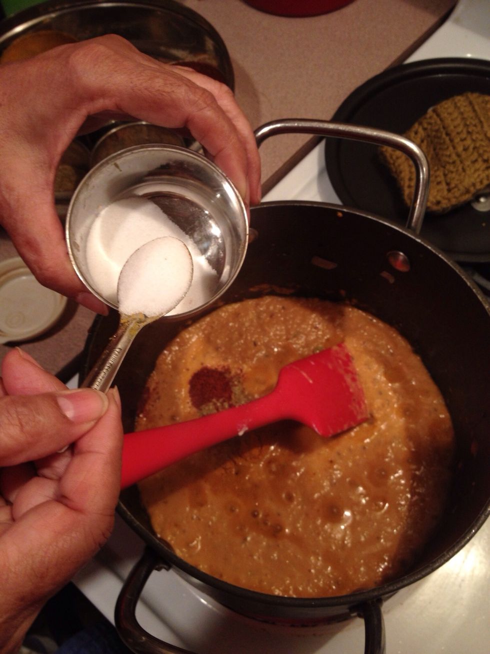 Add 1 teaspoon of salt.