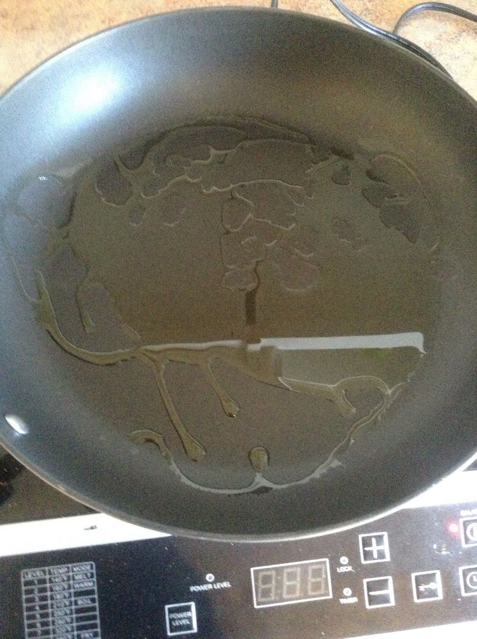 Add 1 teaspoon olive oil.