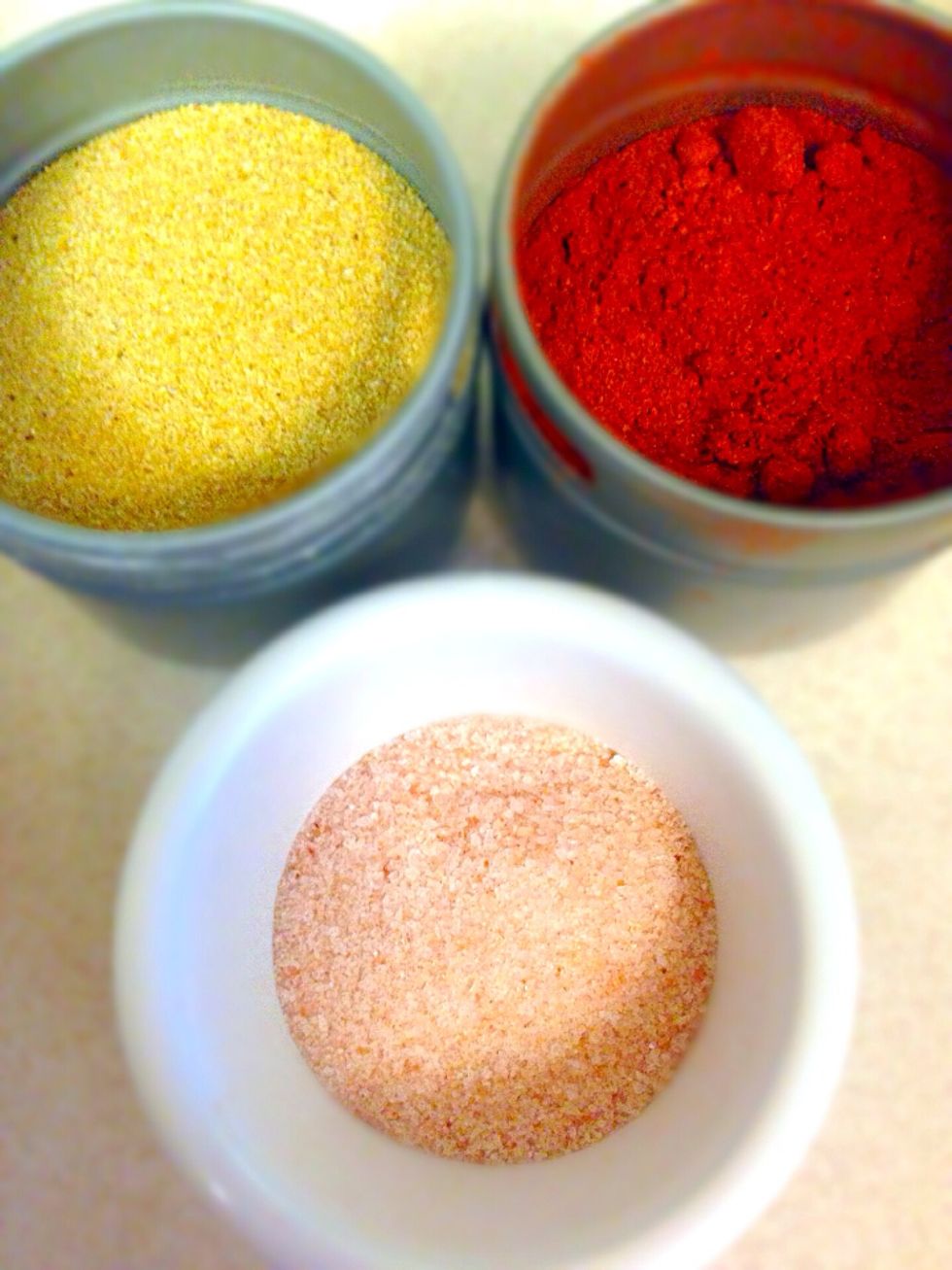 Add 1 teaspoon salt, 1 teaspoon sweet paprika and 1/2 teaspoon garlic powder