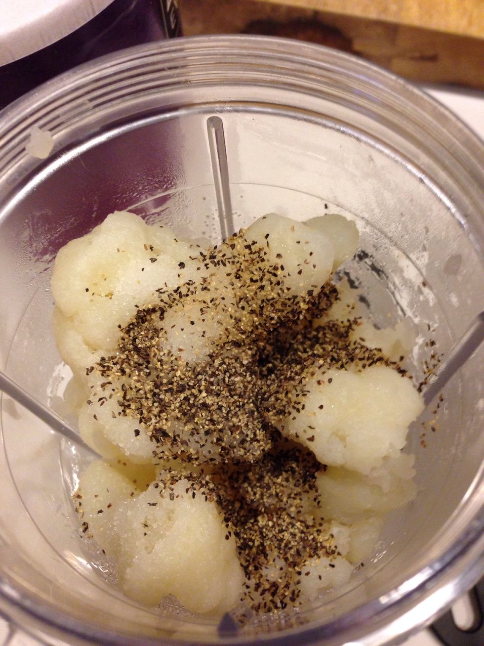 Add 1 teaspoon salt and pepper