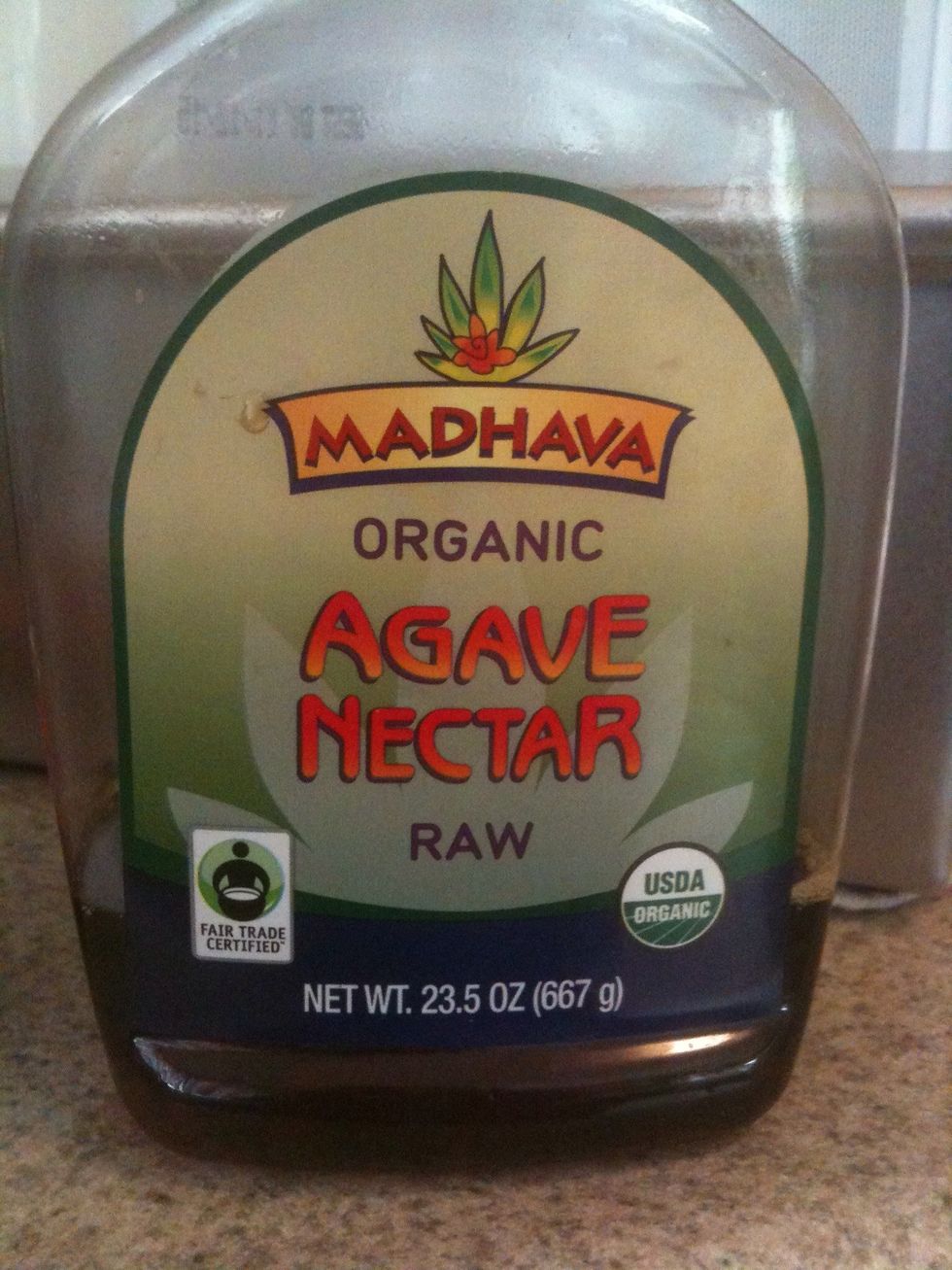 Add 1 TSP agave nectar, or honey. Try to use organic whenever possible.