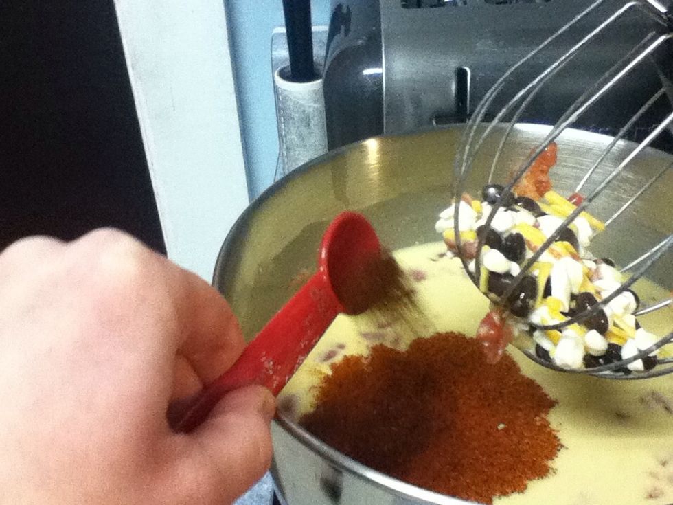 Add 1 tsp chili powder.