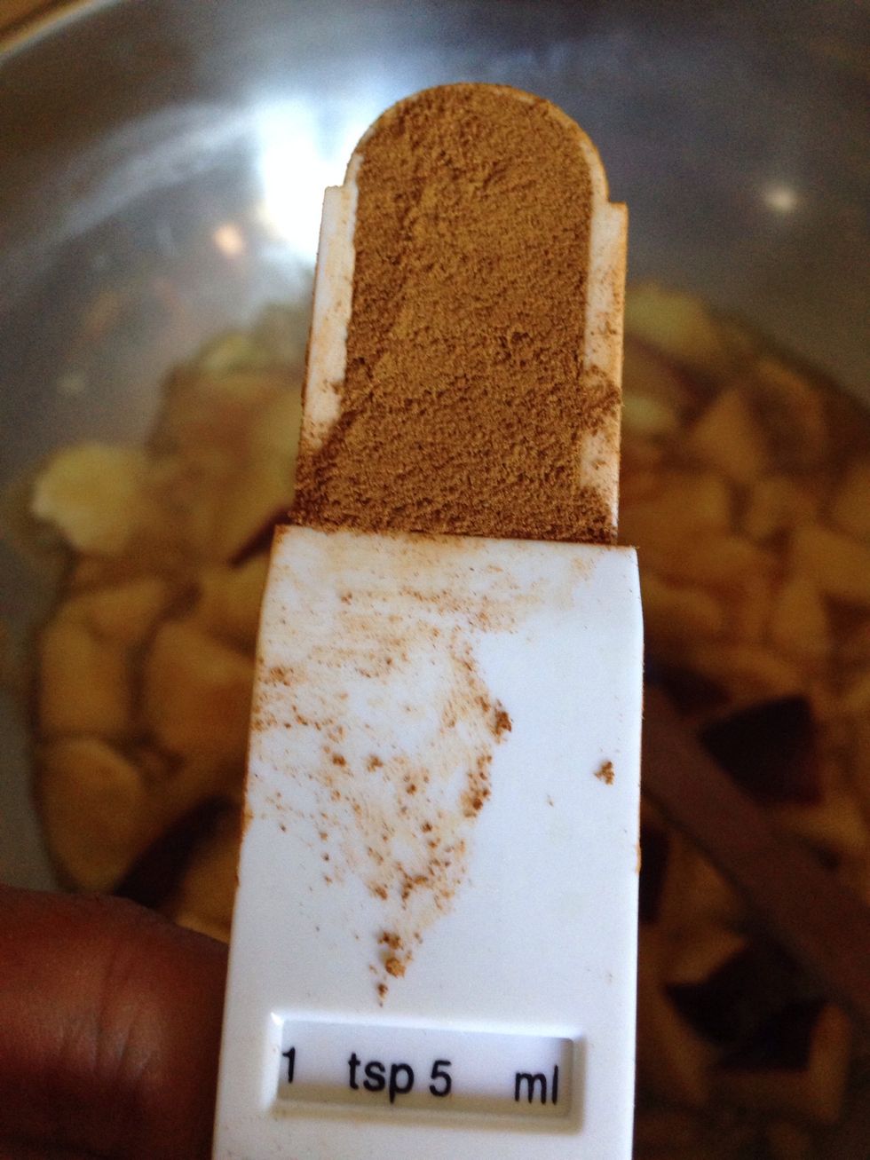 Add 1 tsp. of cinnamon.