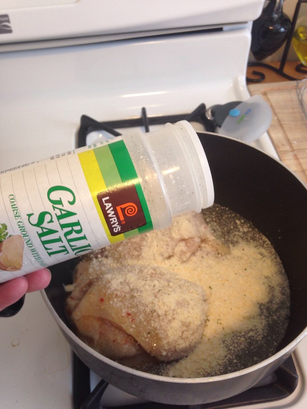 Add 1 tsp of garlic salt.