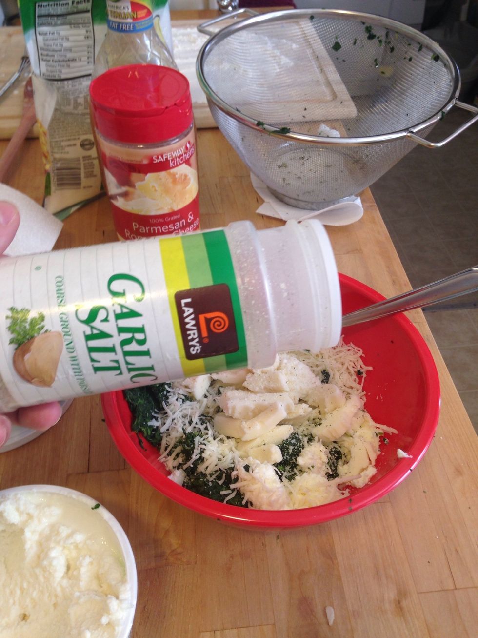 Add 1 tsp of garlic salt.