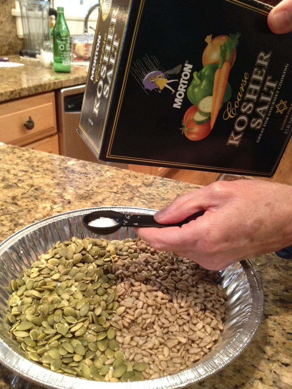 Add 1 tsp of Kosher Salt