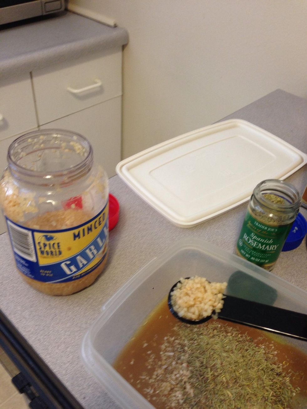Add 1 tsp of minced garlic. (I know, it does have a lot of garlic, but it tastes great)