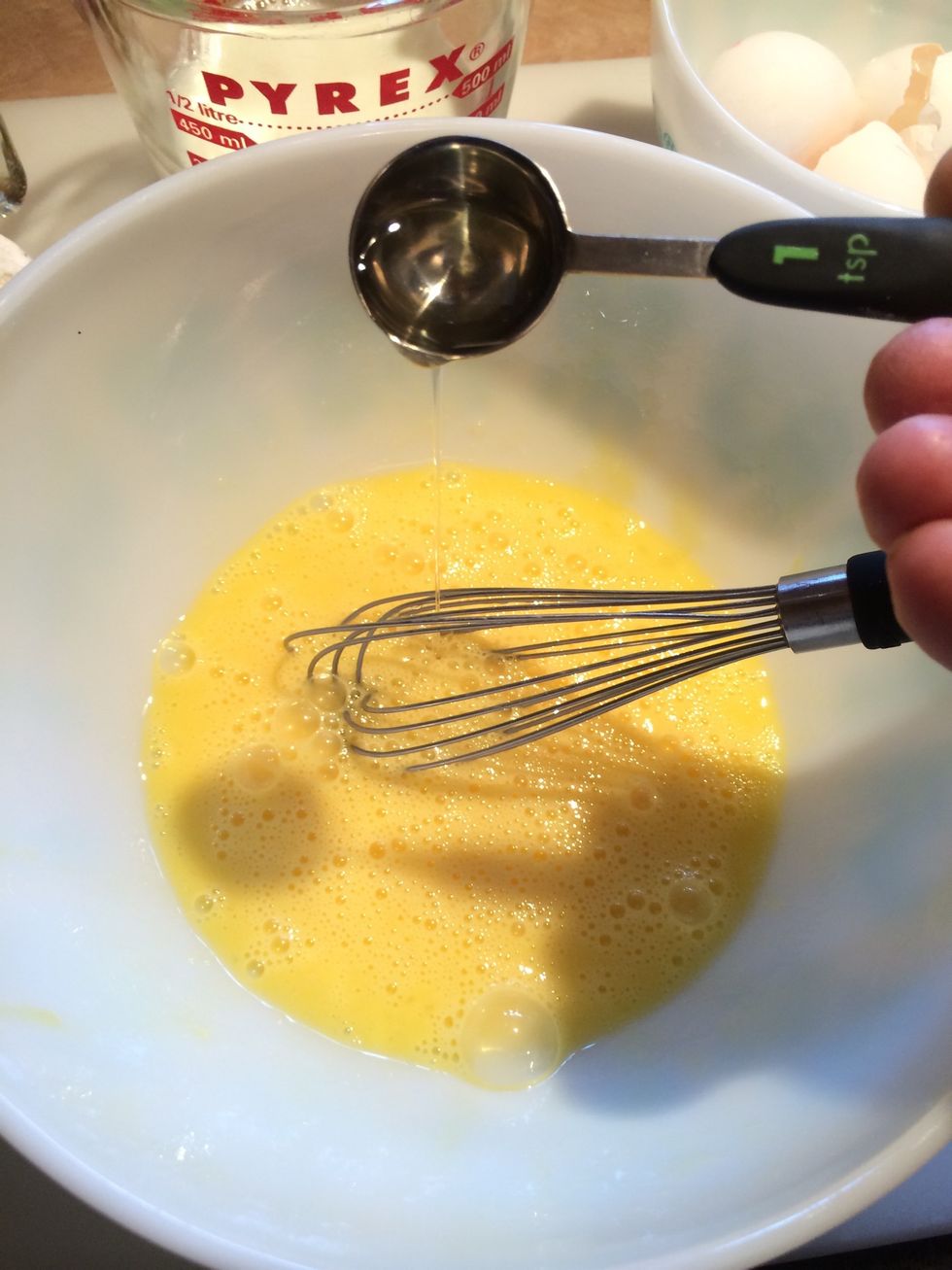 Add 1 tsp of oil.