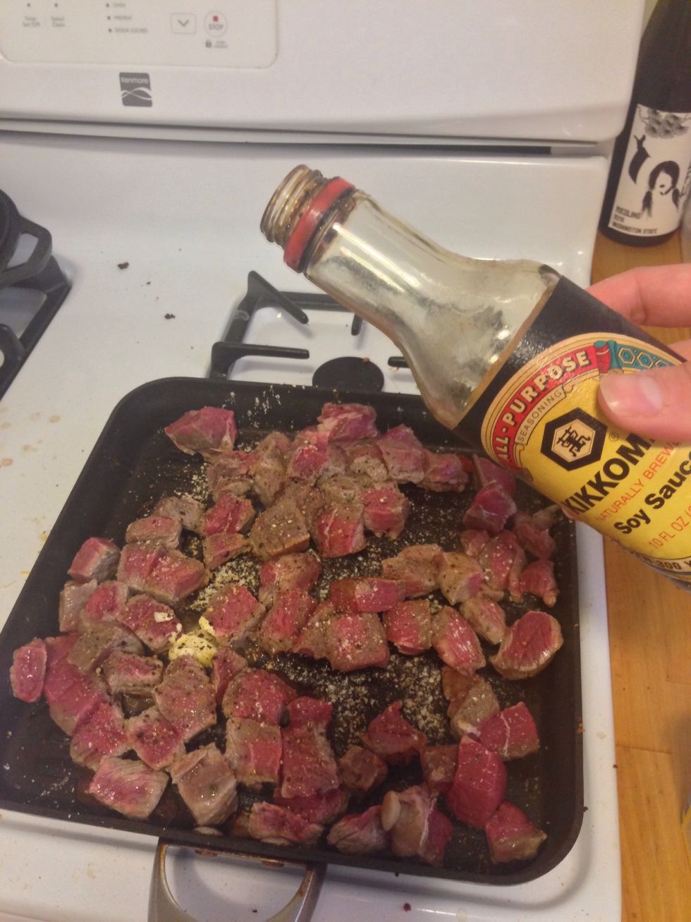 Add 1 tsp of soy sauce.