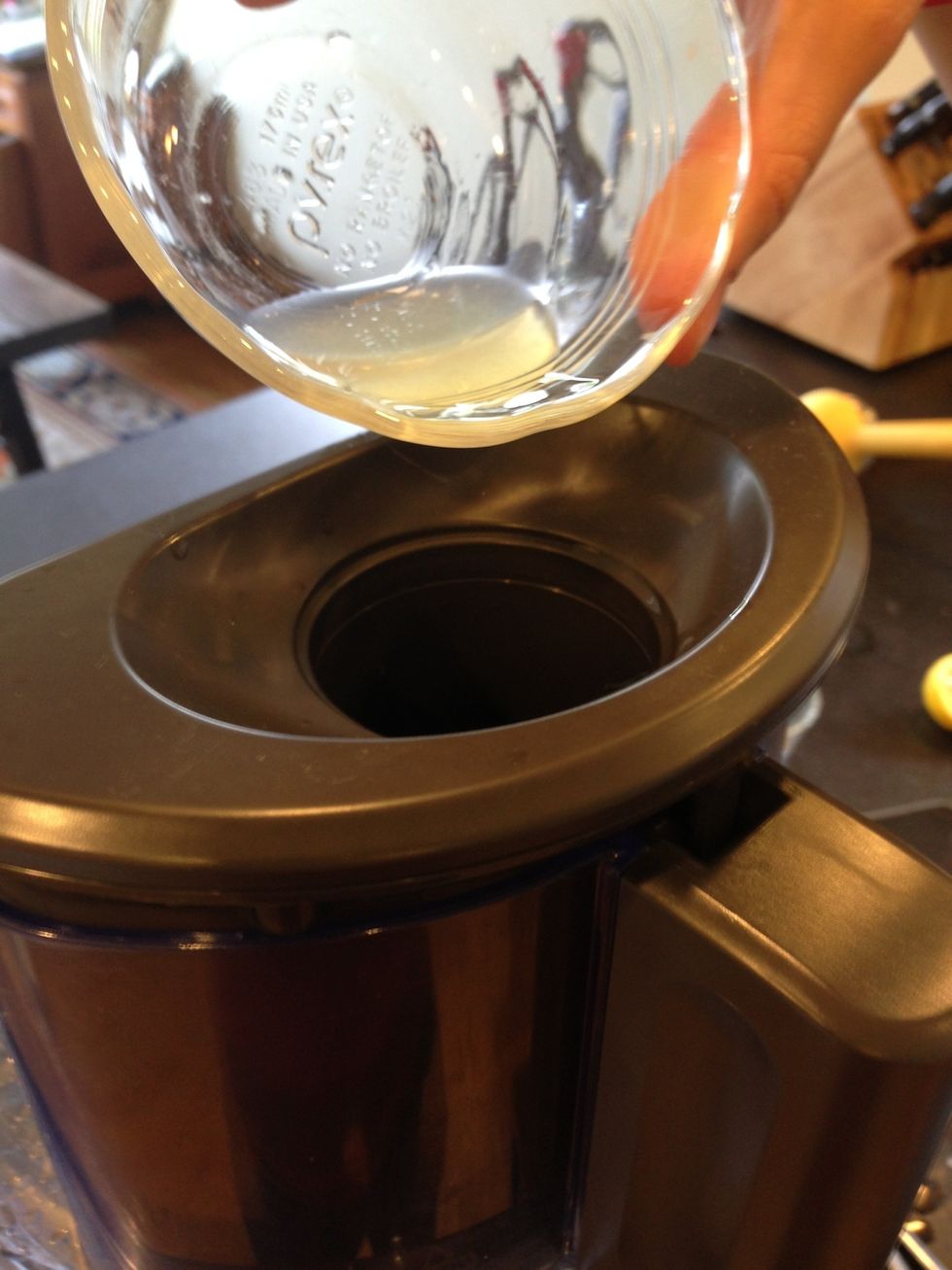 ...add 1 tsp warm water, 1 tsp vinegar, 1 tsp fresh lemon juice.