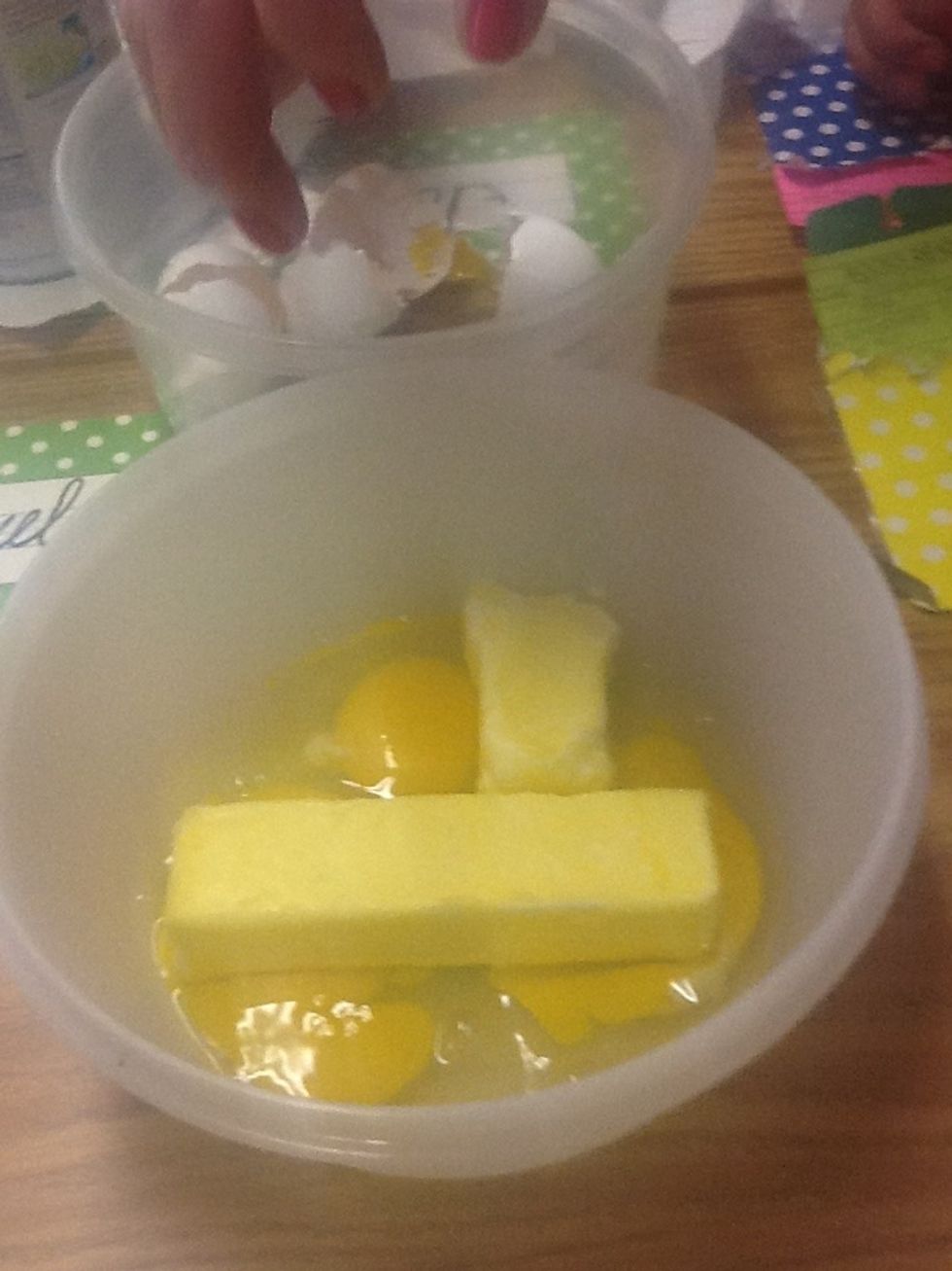 Add 1and a half sticks of butter