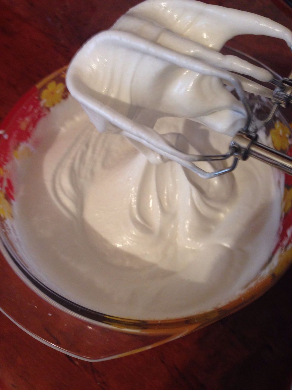 Add 1cup sugar and vanilla