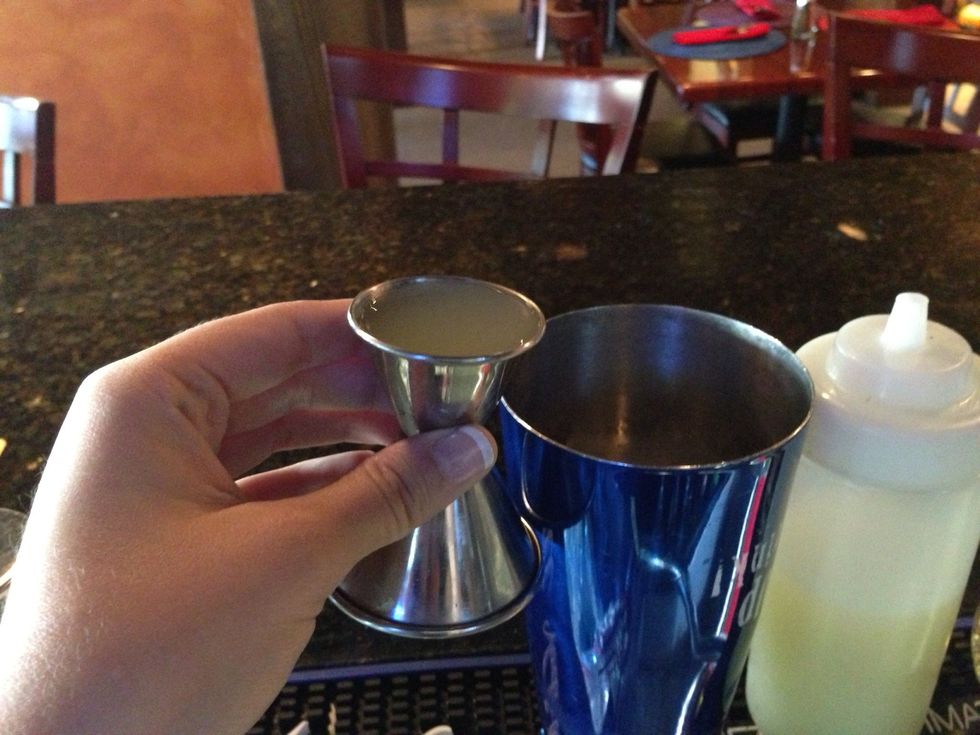 Add 1oz of fresh squeezed lime