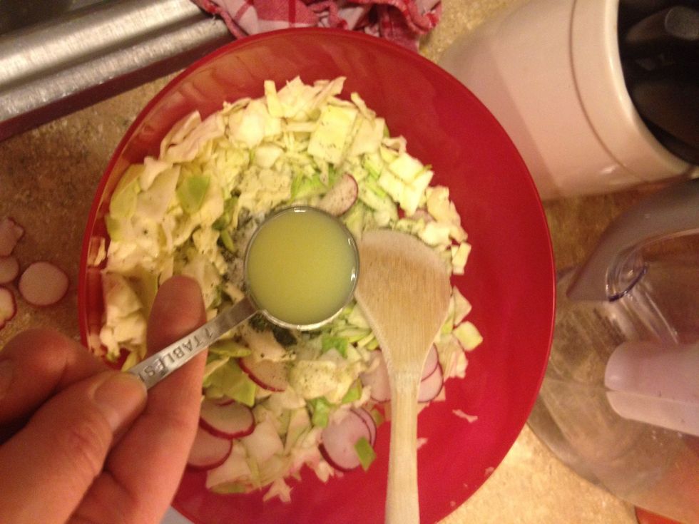 Add 1T lime juice