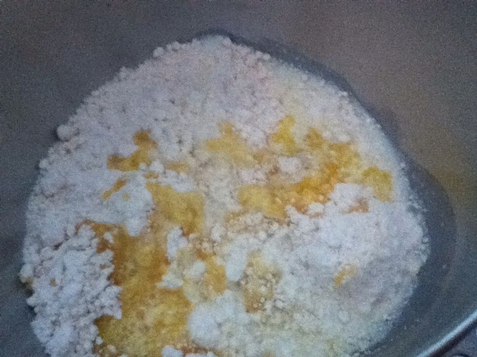 Add 2/3 cup of milk