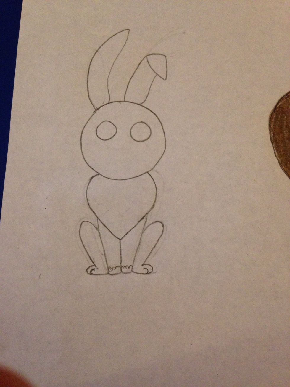 Add 2 circles for the eyes