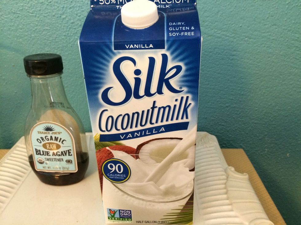 Add 2 cups of your favorite milk (coconut, soy, rice, etc.) or water. I think the coconut milk and bananas complement each other.