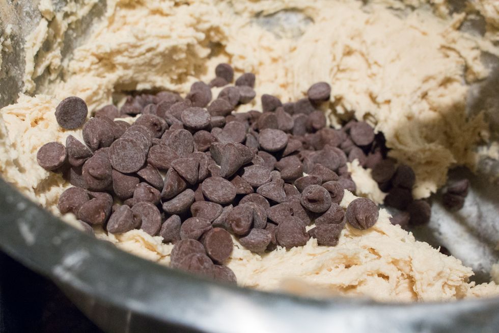 Add 2 cups (or desired amount) to your cookie dough.