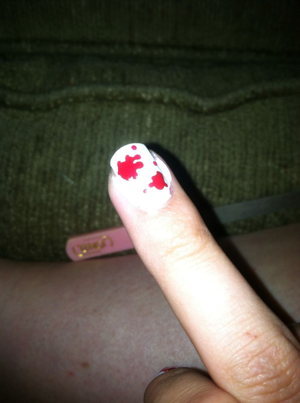 Add 2 dots on some nails! :)