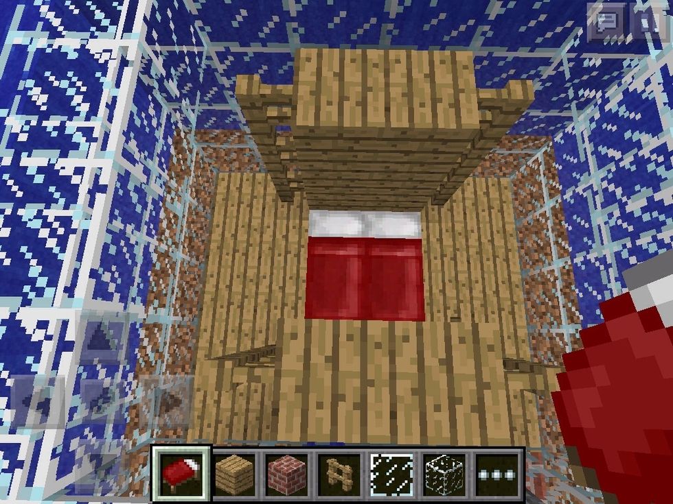 Add 2 more apron top of each block so they look like this