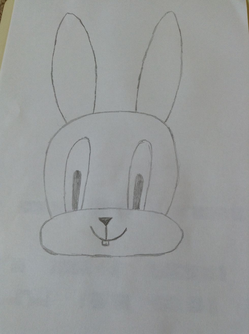 Add 2 more ovals for the ears!