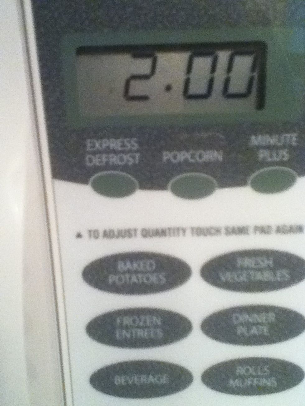 Add 2 part petroleum jelly to the bowl and microwave for 2 mins