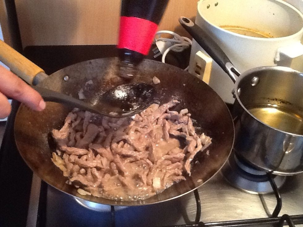 Add 2 table spoons of oyster sauce