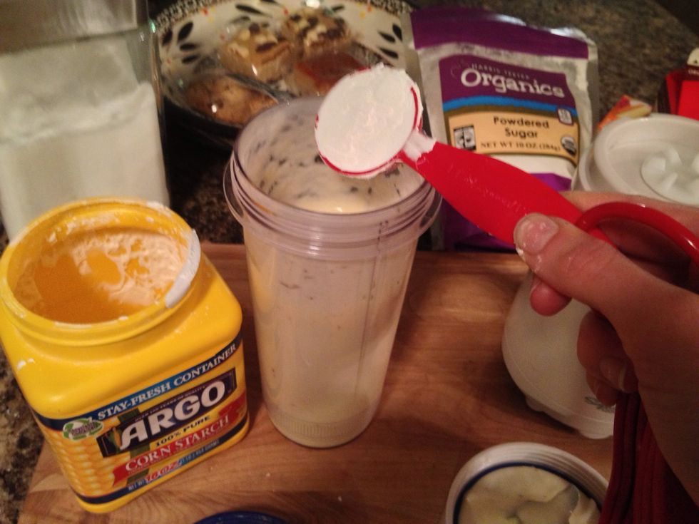 Add 2 tablespoons of cornstarch.