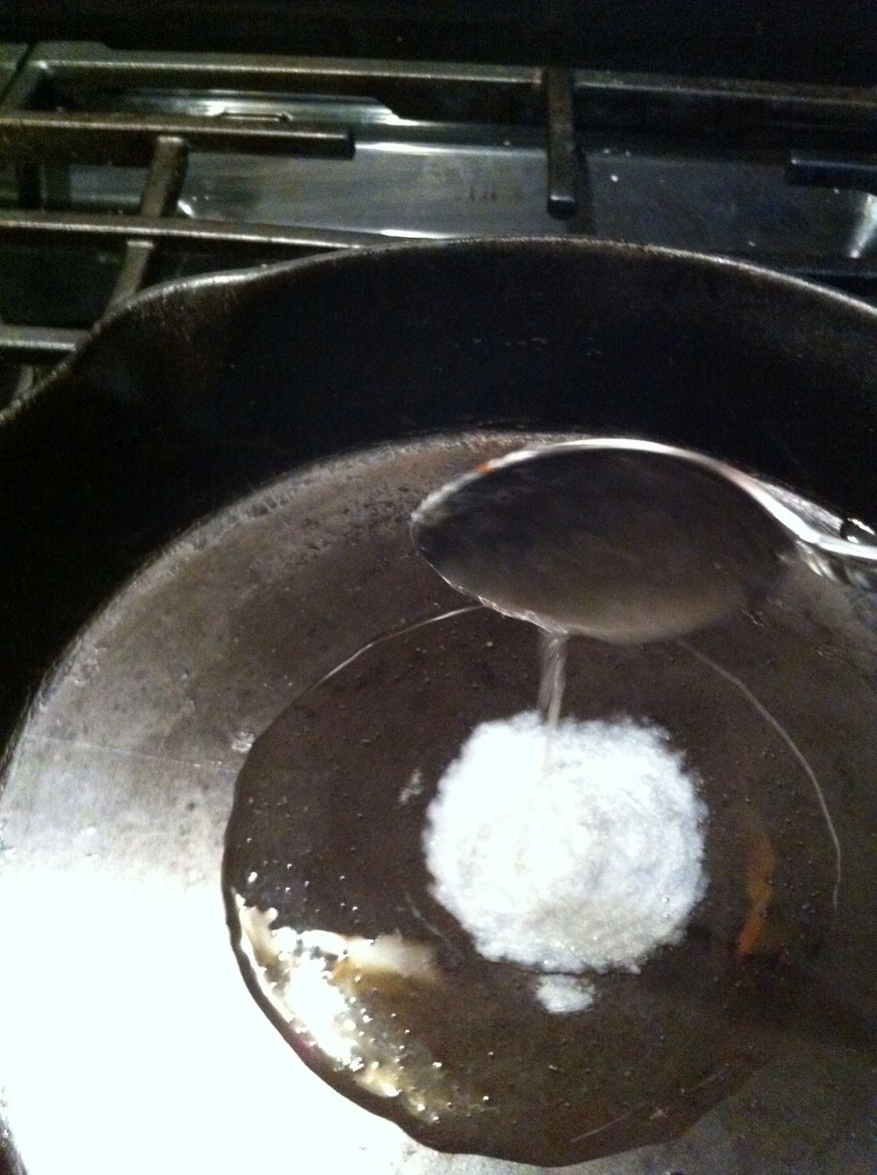 Add 2 Tablespoons of fat. This is Coconut Oil.