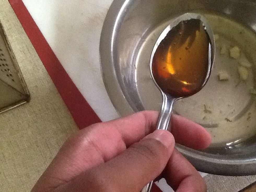 Add 2 tablespoons of honey