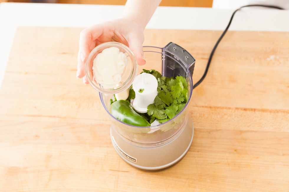 Add 2 tablespoons of mayonnaise.